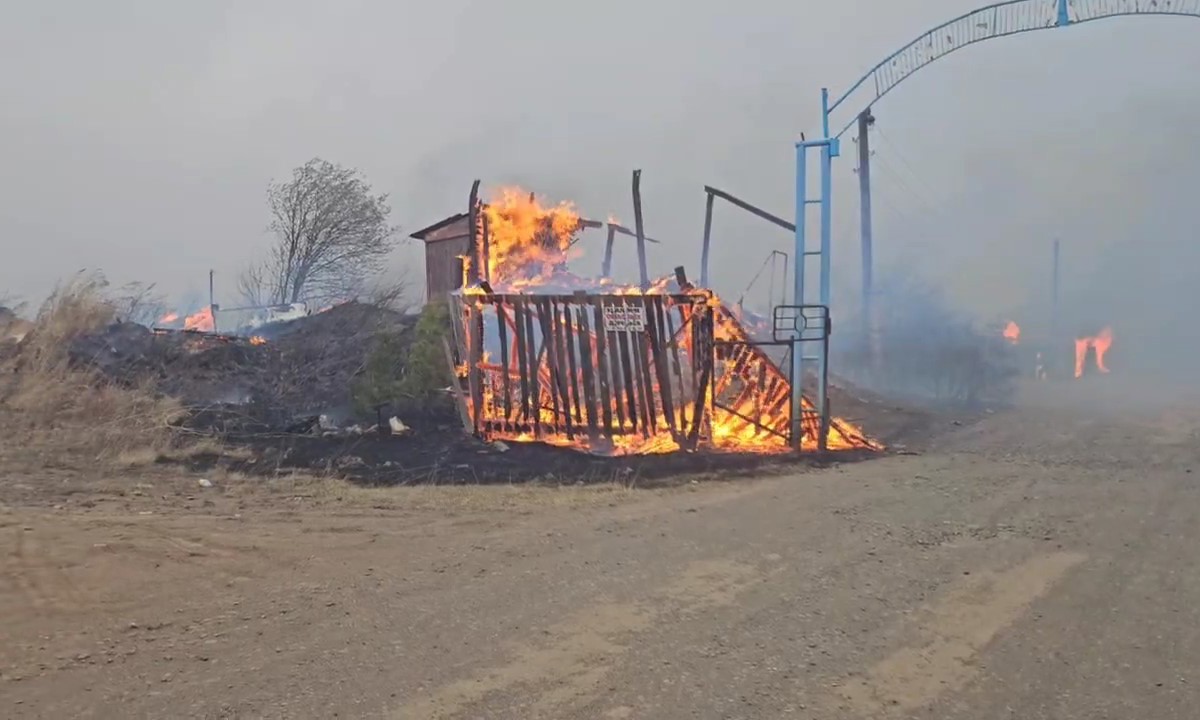 В окрестностях Братска и района зарегистрировано несколько крупных пожаров