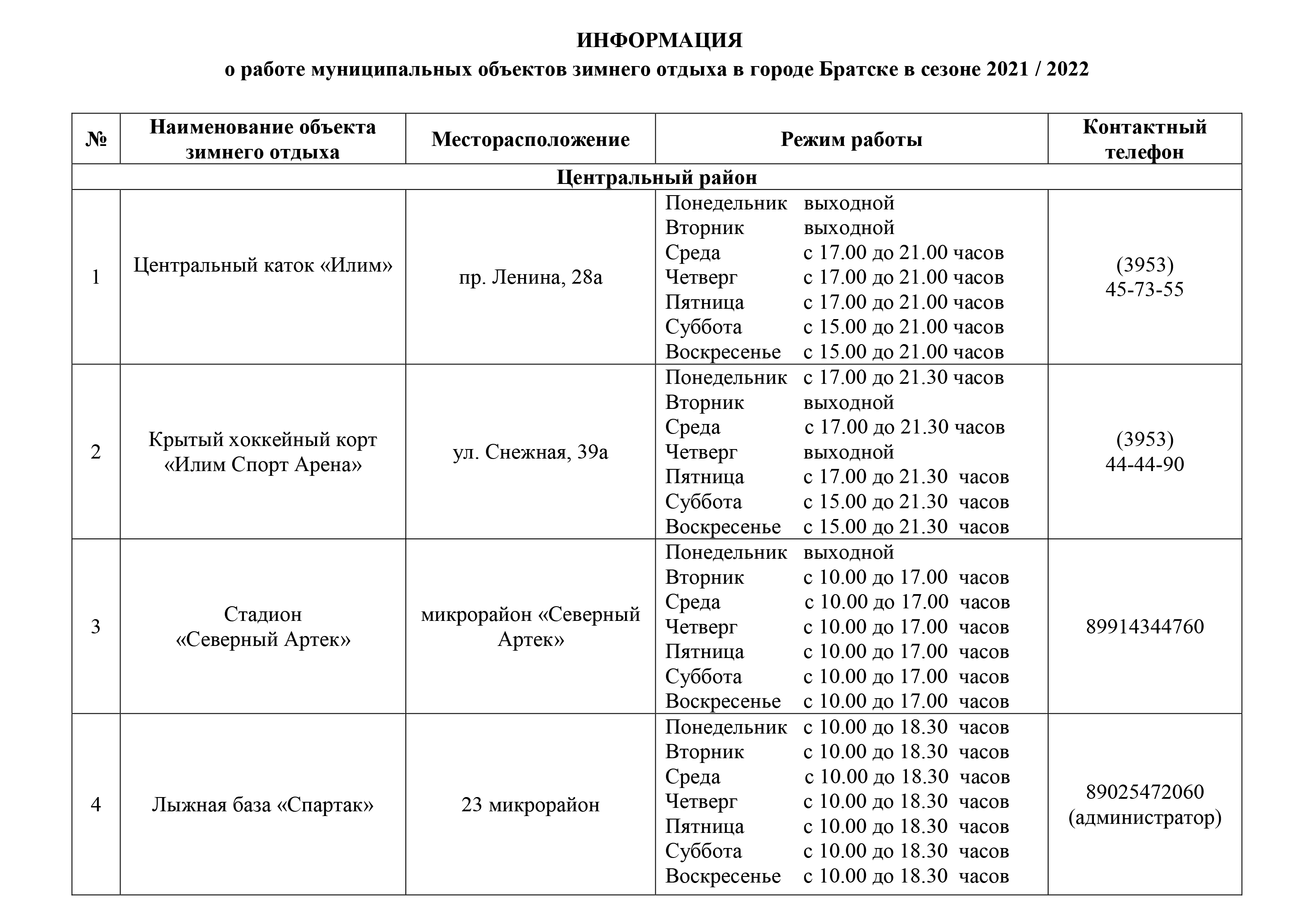 В Братске наступил сезон катания на коньках | 24.11.2021 | Новости Братска  - БезФормата